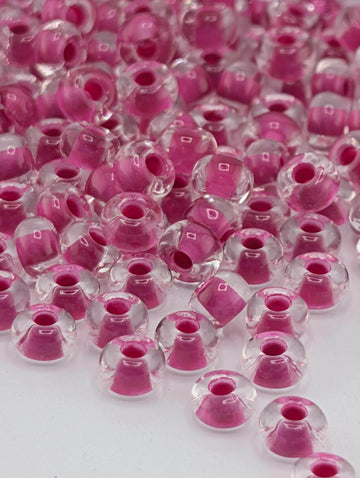 Opaque Terra Intensive Dyed Pink | Size 6 | 20g Tube | Preciosa-Ornela Glass Seed Beads