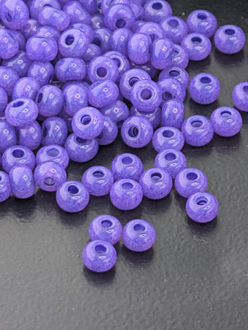 Opaque Terra-Intensive Violet Dyed | Size 6 | 20g Tube | Preciosa-Ornela Glass Seed Beads