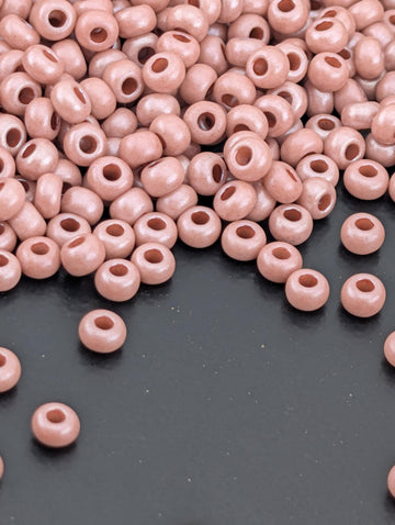 Opaque Matte Pink | Size 8 | 15g | Preciosa-Ornela Glass Seed Beads | Czech Seed Beads | Bead Weaving Embroidery Supply | DIY Jewelry