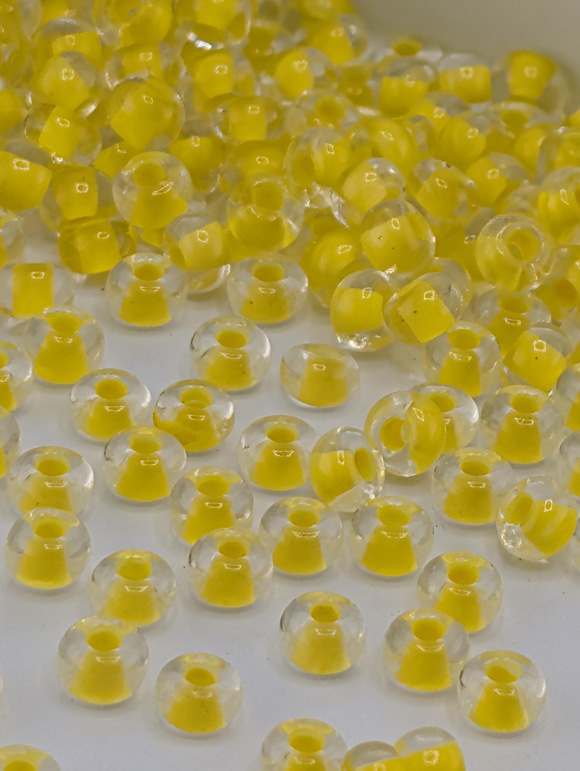 Opaque Terra-Intensive Yellow | Size 6 | 20g Tube | Preciosa-Ornela Glass Seed Beads