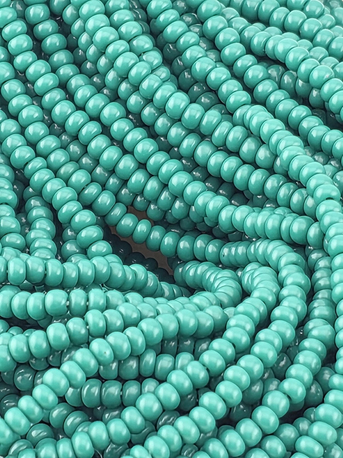 Opaque Forest Green | Size 11 | Half-Hank (12" 6-String) | Preciosa-Ornela Glass Seed Beads