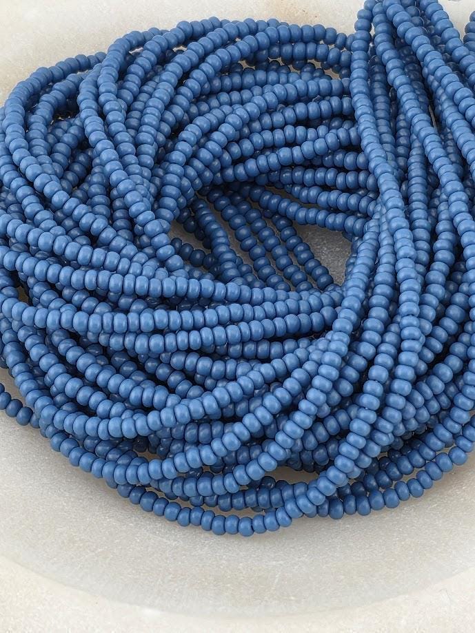 Opaque Denim Blue Matte | Size 11 | Half-Hank (12" 6-String)