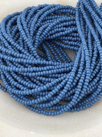 Opaque Denim Blue Matte | Size 11 | Half-Hank (12" 6-String)