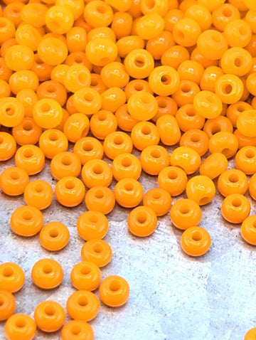 Opaque Light Orange | Size 11 | 15g | Preciosa-Ornela Glass Seed Beads