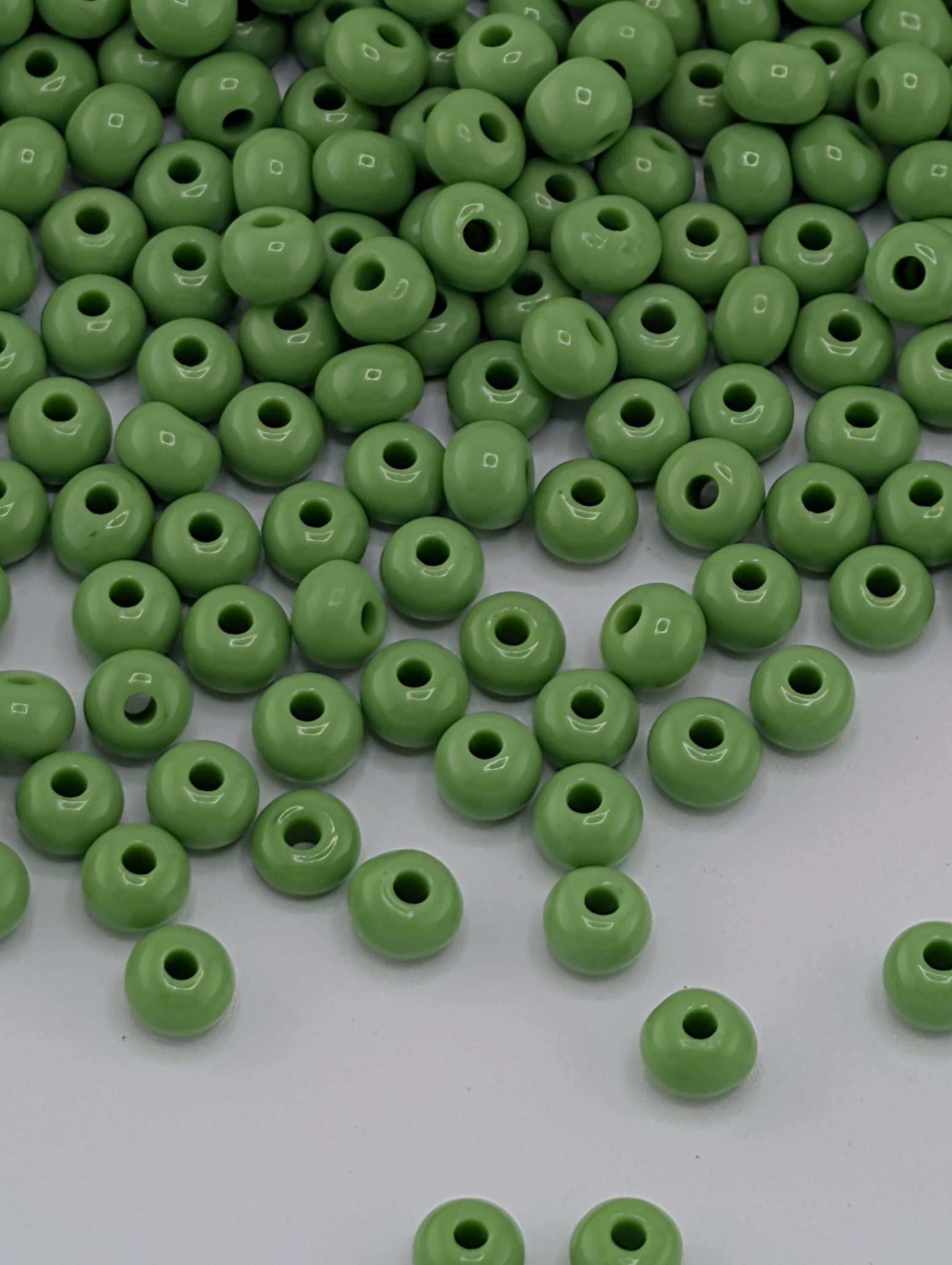 Opaque Light Green | Size 6 | 20g Tube | Preciosa-Ornela Glass Seed Beads