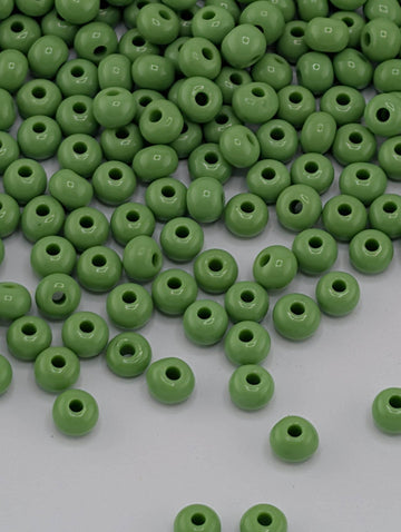 Opaque Light Green | Size 6 | 20g Tube | Preciosa-Ornela Glass Seed Beads