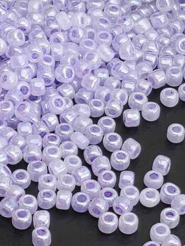 8234SB Opaque Ceylon Pastel Lilac 8/0 (15g pkg) | Japanese Seed Beads | Bead Weaving Embroidery Supply | DIY Jewelry