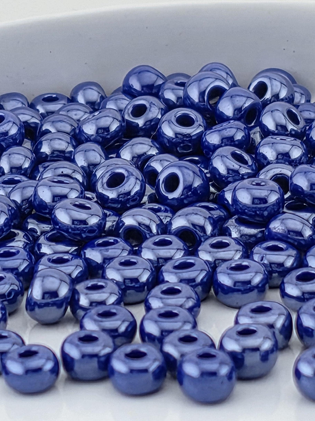 Opaque Blue Luster | Size 6 | 15g | Preciosa-Ornela Glass Seed Beads