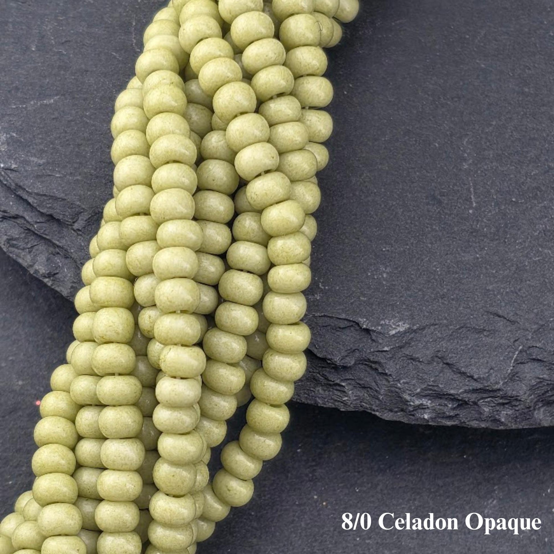 Preciosa Ornela 8/0 Czech Glass Seed Beads - Opaque Half-Hank (6x 12" Strands), 3mm Round Rocaille Beads for Jewelry Making & Beadweaving