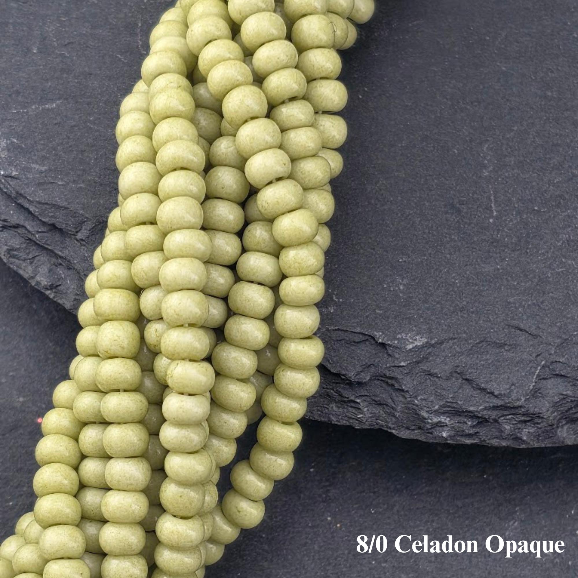 Preciosa Ornela 8/0 Czech Glass Seed Beads - Opaque Half-Hank (6x 12" Strands), 3mm Round Rocaille Beads for Jewelry Making & Beadweaving