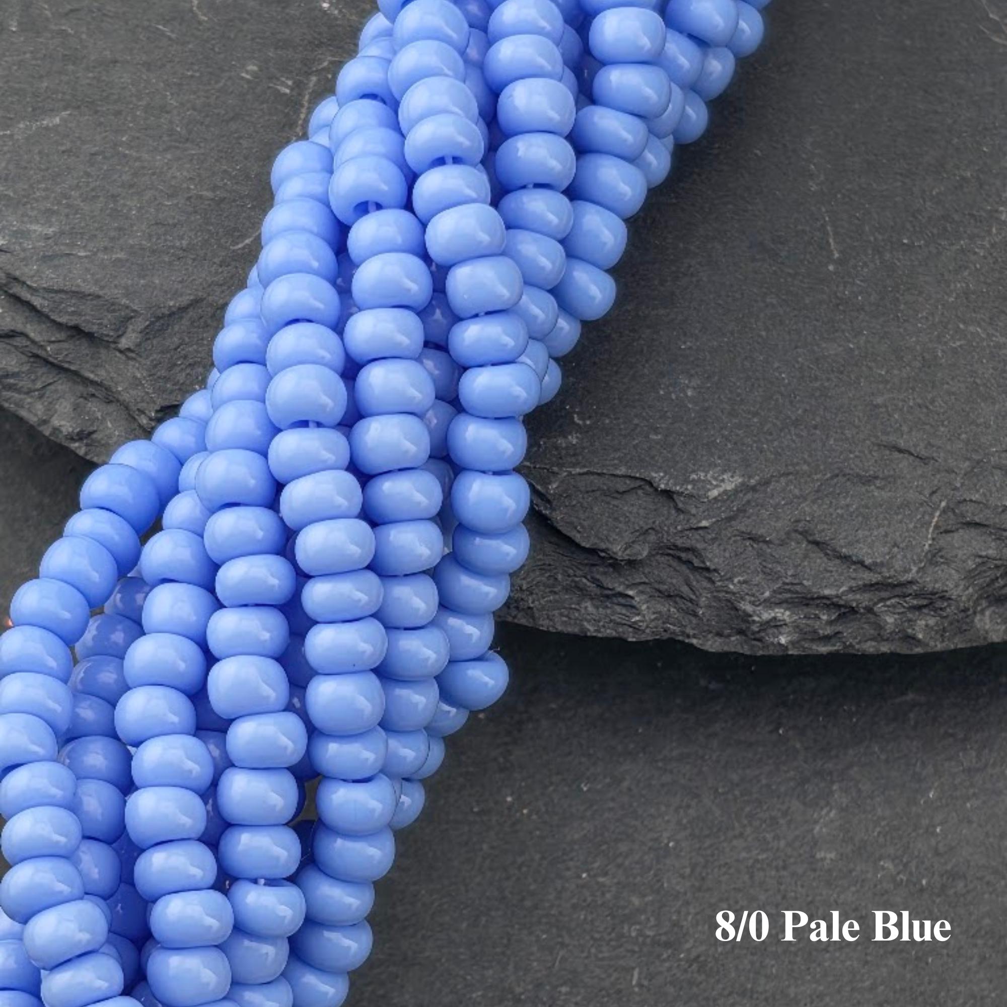 Preciosa Ornela 8/0 Czech Glass Seed Beads - Opaque Half-Hank (6x 12" Strands), 3mm Round Rocaille Beads for Jewelry Making & Beadweaving