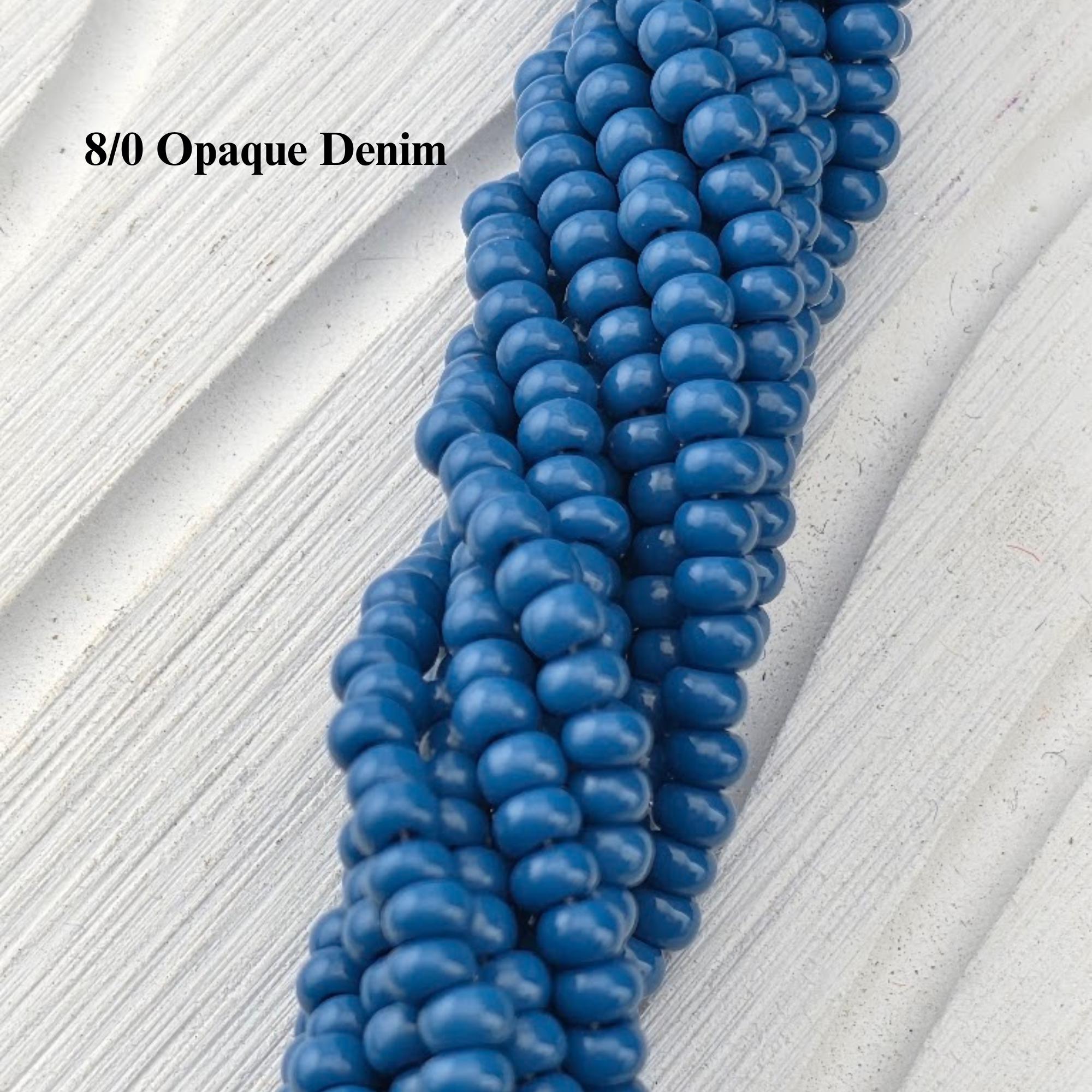 Preciosa Ornela 8/0 Czech Glass Seed Beads - Opaque Half-Hank (6x 12" Strands), 3mm Round Rocaille Beads for Jewelry Making & Beadweaving