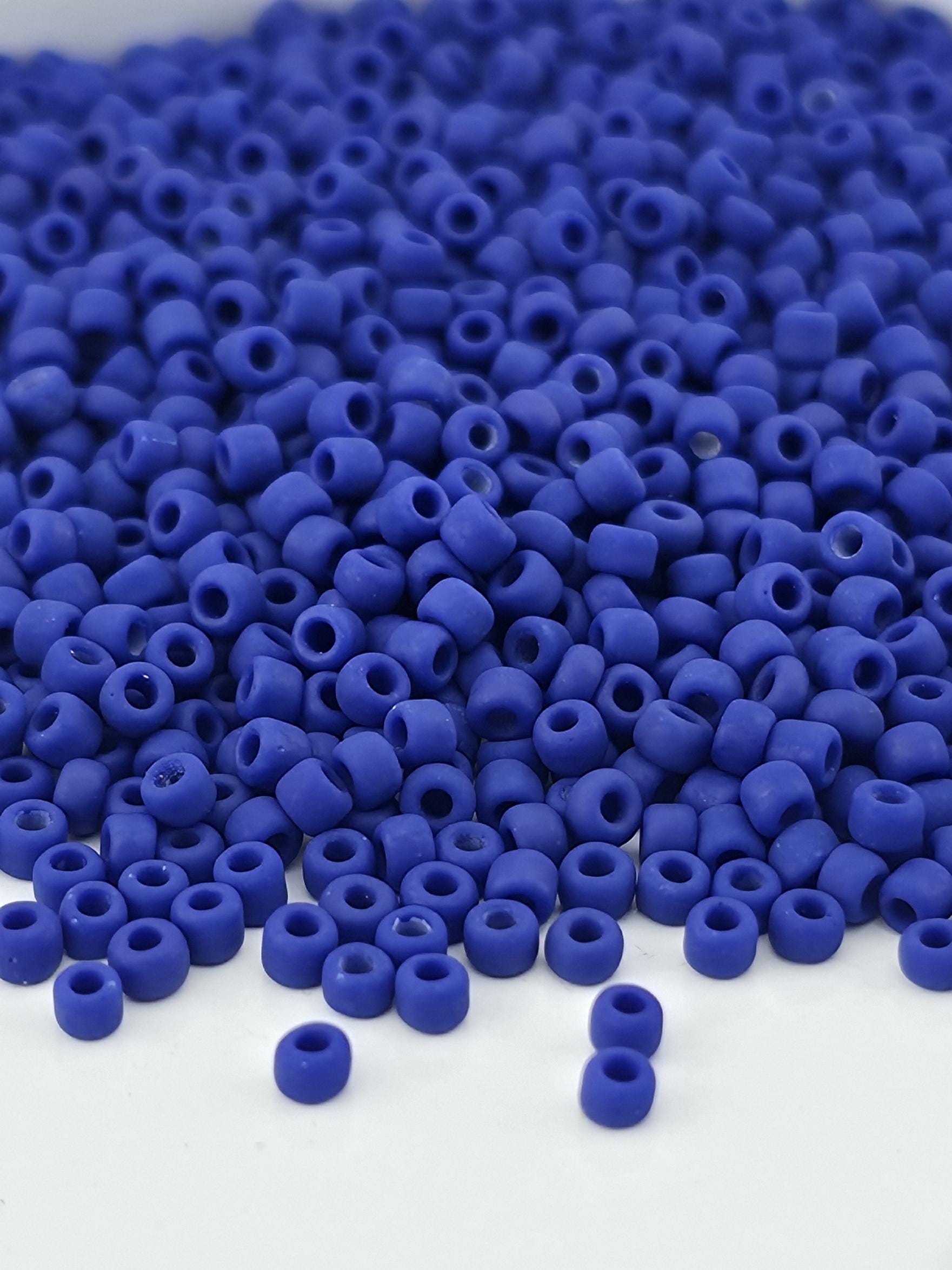 1985SB Opaque Matte Navy Blue 11/0 Round Matsuno Seed Beads (15g, ~1650 pcs)