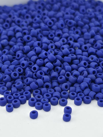 1985SB Opaque Matte Navy Blue 11/0 Round Matsuno Seed Beads (15g, ~1650 pcs)