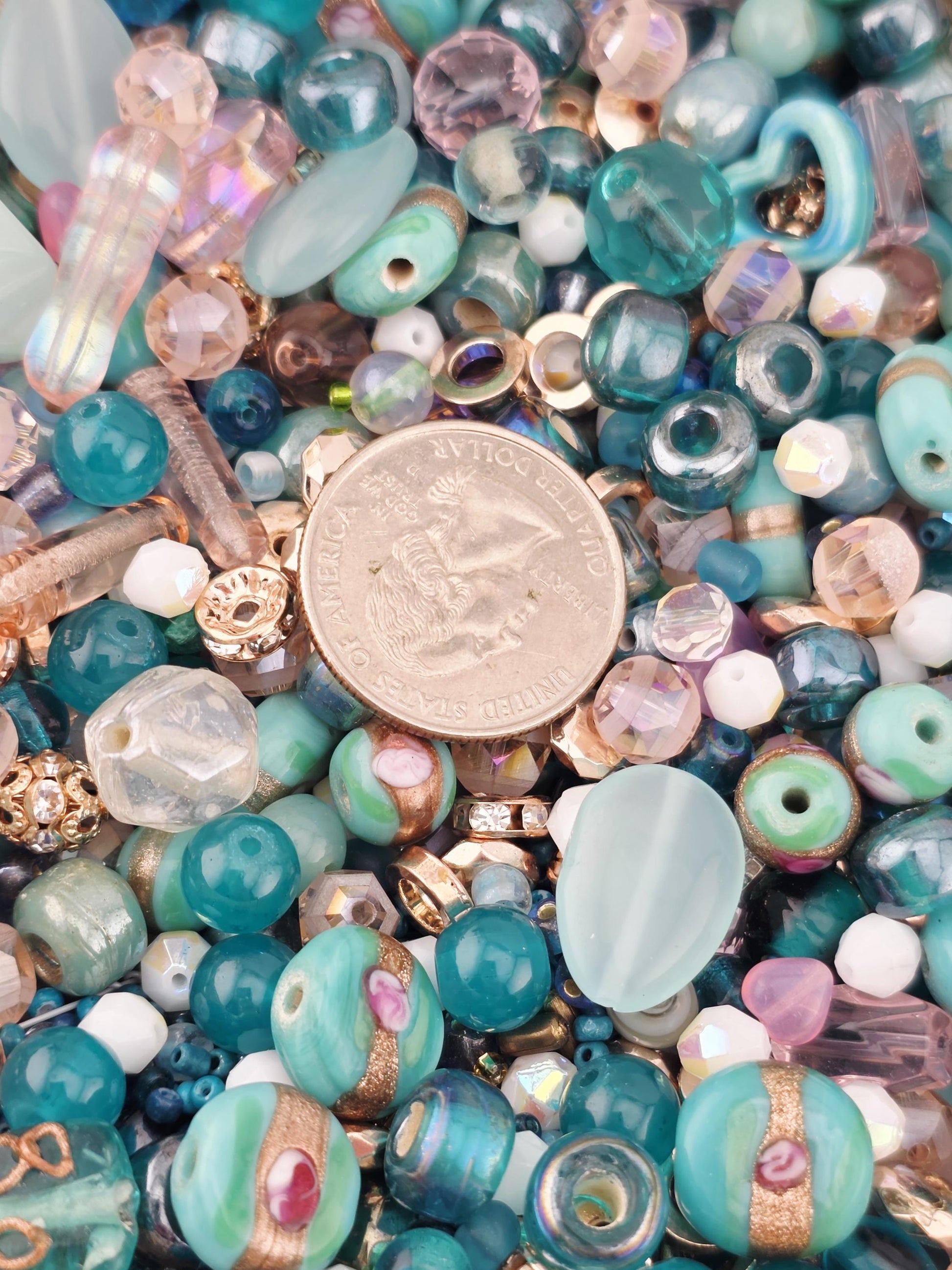 Shore Thing: A Wave of Mint, Pink, and Rose Gold | Limited quantities.(56g Pkg)