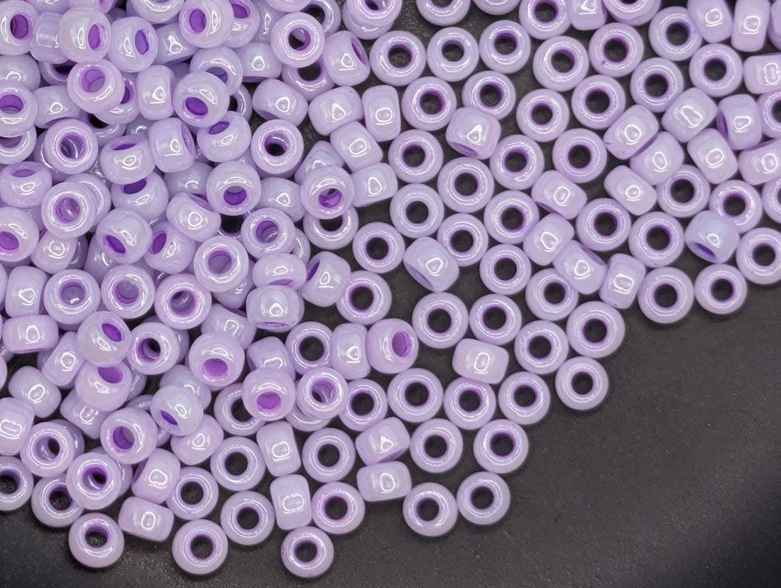 11-0534 Miyuki Rocailles 11/0 | Lavender Ceylon 20g | Japanese Seed Beads | Bead Weaving Embroidery Supply | DIY Jewelry