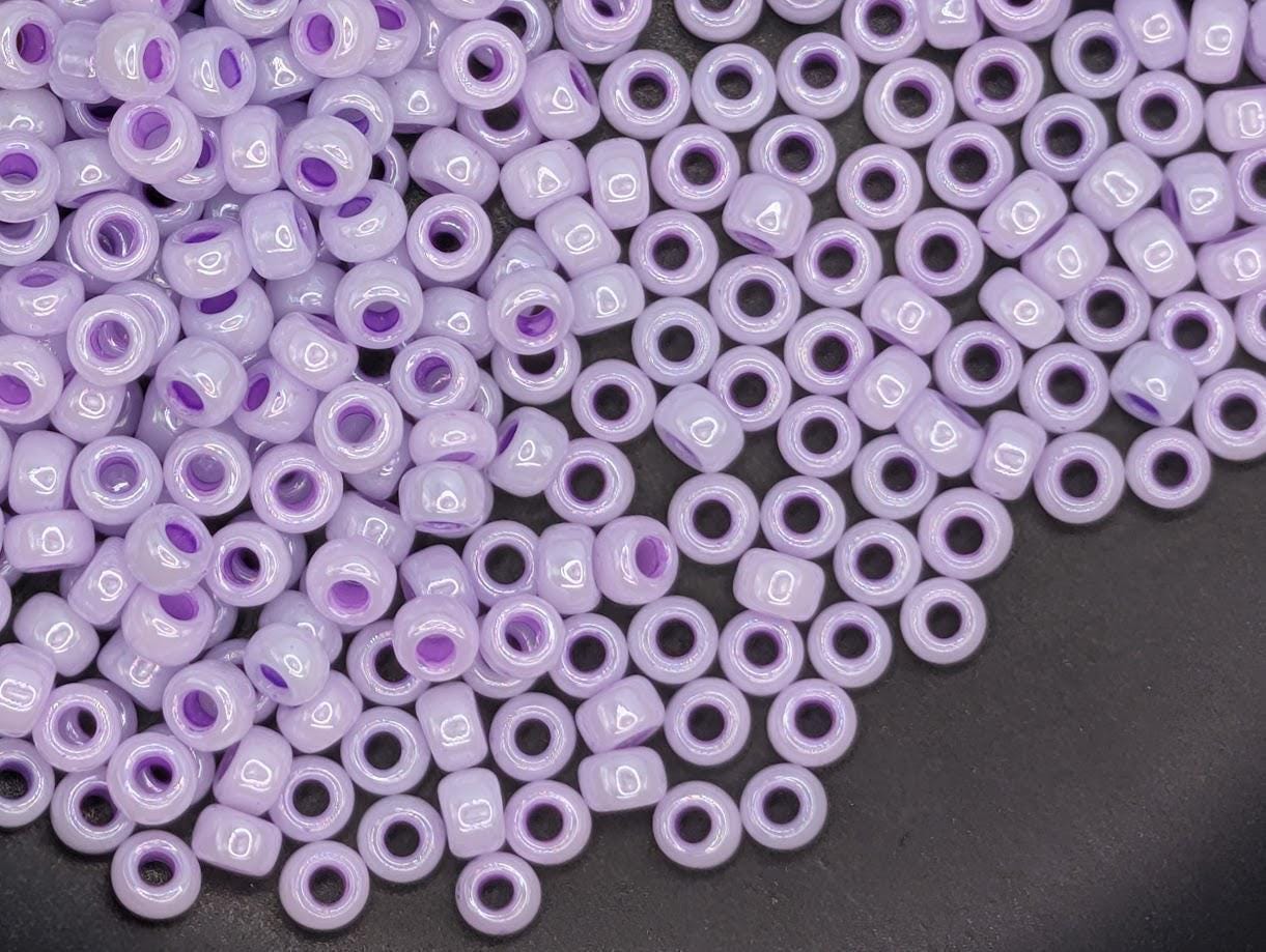 11-0534 Miyuki Rocailles 11/0 | Lavender Ceylon 20g | Japanese Seed Beads | Bead Weaving Embroidery Supply | DIY Jewelry