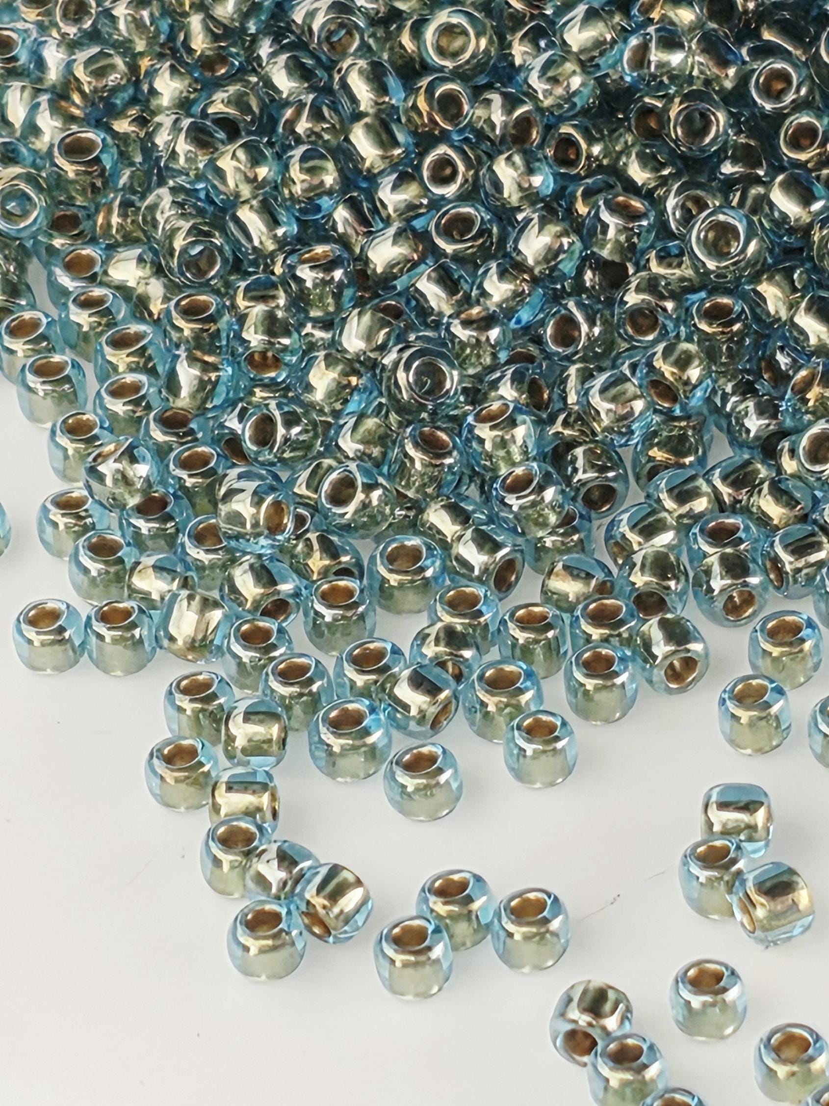 Toho Frosted & Transparent Color Lined Collection: 8 Colors Included