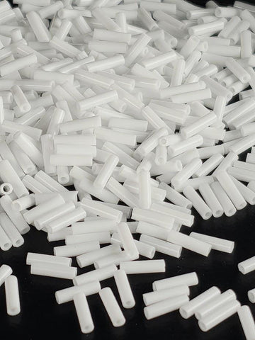 Miyuki Bugles 6MM White O 15g