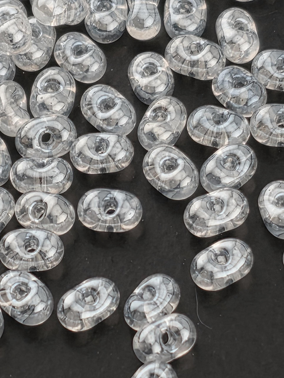 Crystal T/L Miyuki Berry/Peanut Beads (15g pkg) | Japanese Seed Beads | Bead Weaving Embroidery Supply | DIY Jewelry