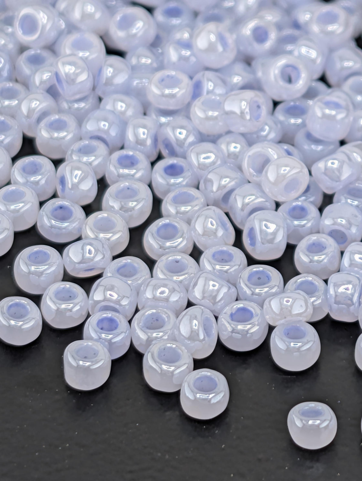 8236SB Opaque Ceylon Pastel Light Blue 8/0 Matsuno Seed Beads (15g, ~600 pcs)