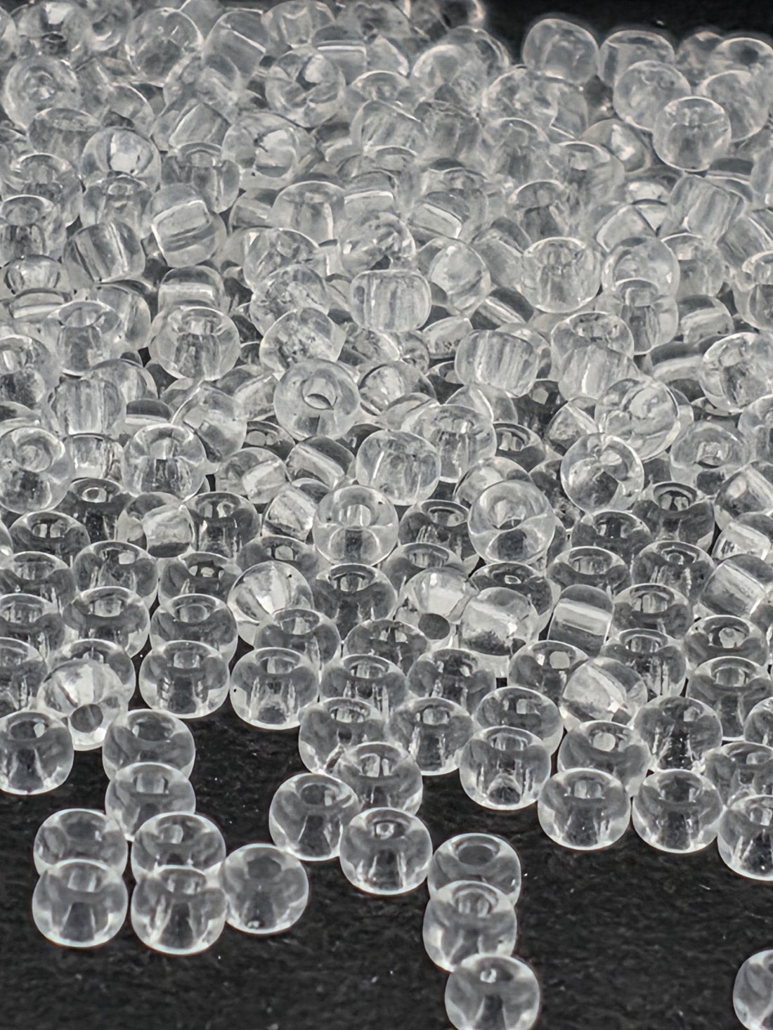 Crystal Transparent Miyuki Rocaille Size 8/0 (20g pkg)