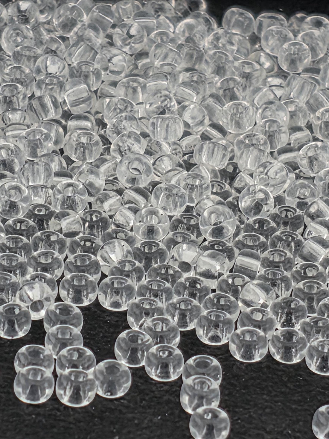 Crystal Transparent Miyuki Rocaille Size 8/0 (20g pkg) | Japanese Seed Beads | Bead Weaving Embroidery Supply | DIY Jewelry