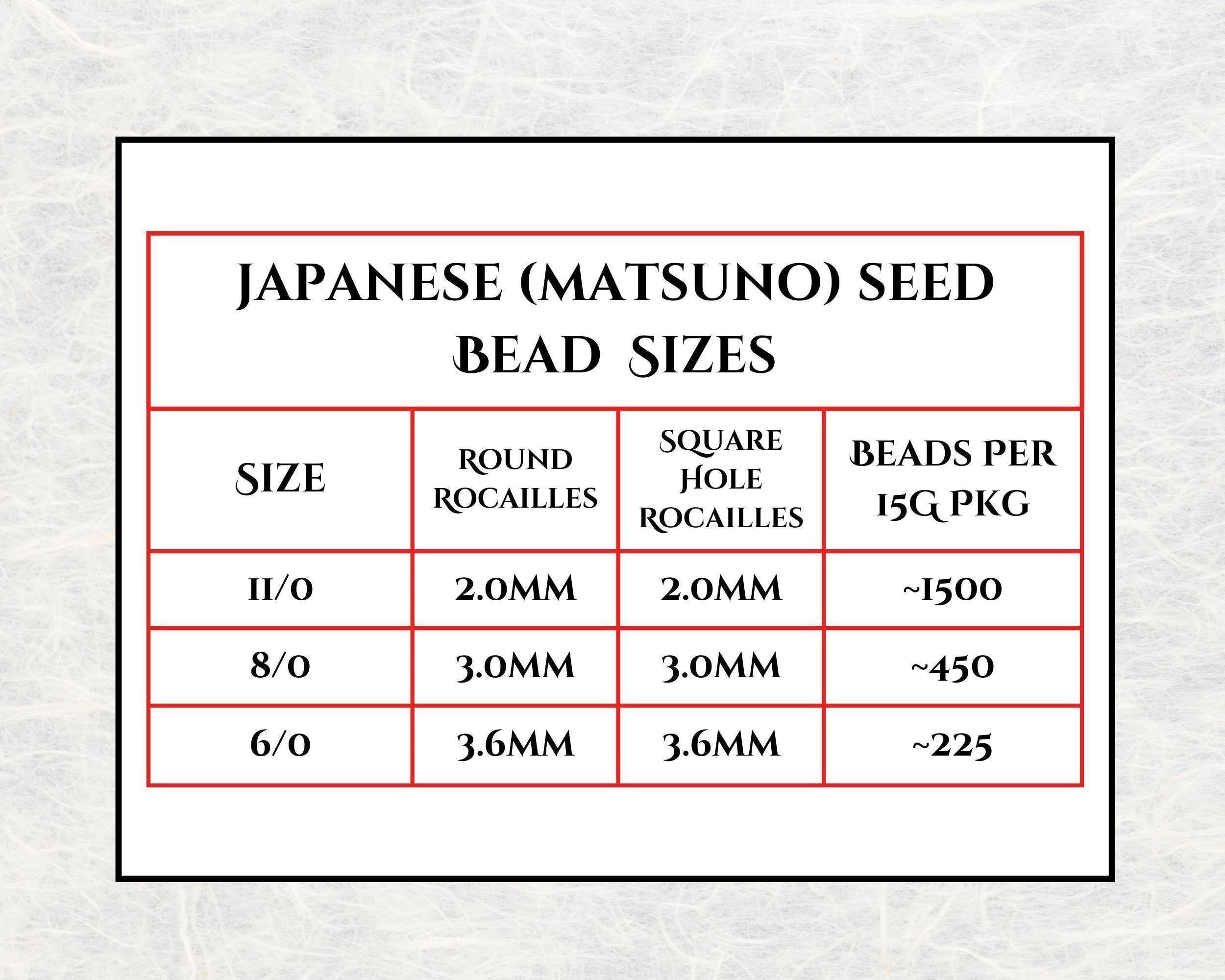 Seed Beads: Matsuno Frosted Rainbow Amethyst Purple - Size 6, 15g Pack
