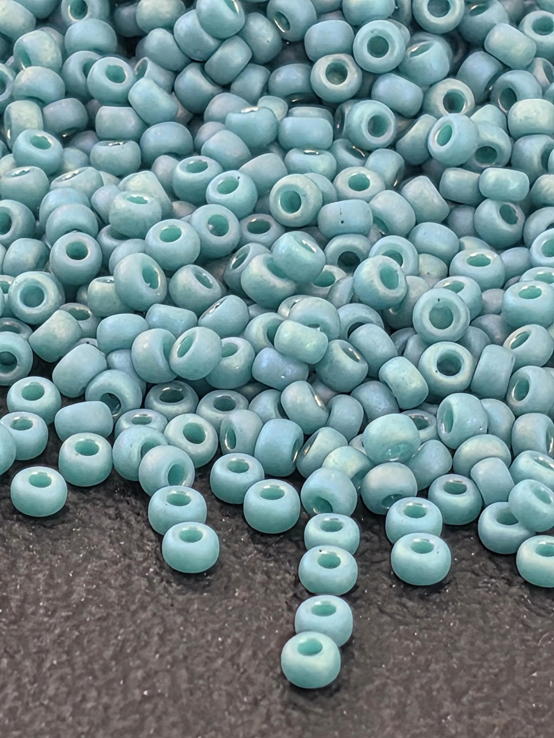 Miyuki Seed Beads:Surf Opaque Matte Glazed Rainbow (Size 11/0, 20g) | Japanese Seed Beads | Bead Weaving Embroidery Supply | DIY Jewelry