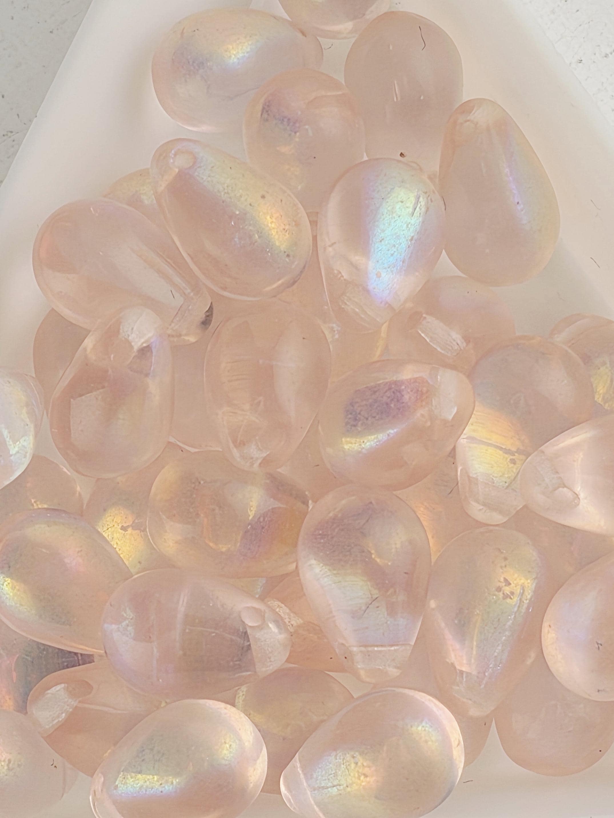 Czech Glass Drops | 9.5mm | 10g | Japanese Seed Beads | Bead Weaving Embroidery Supply | DIY Jewelry