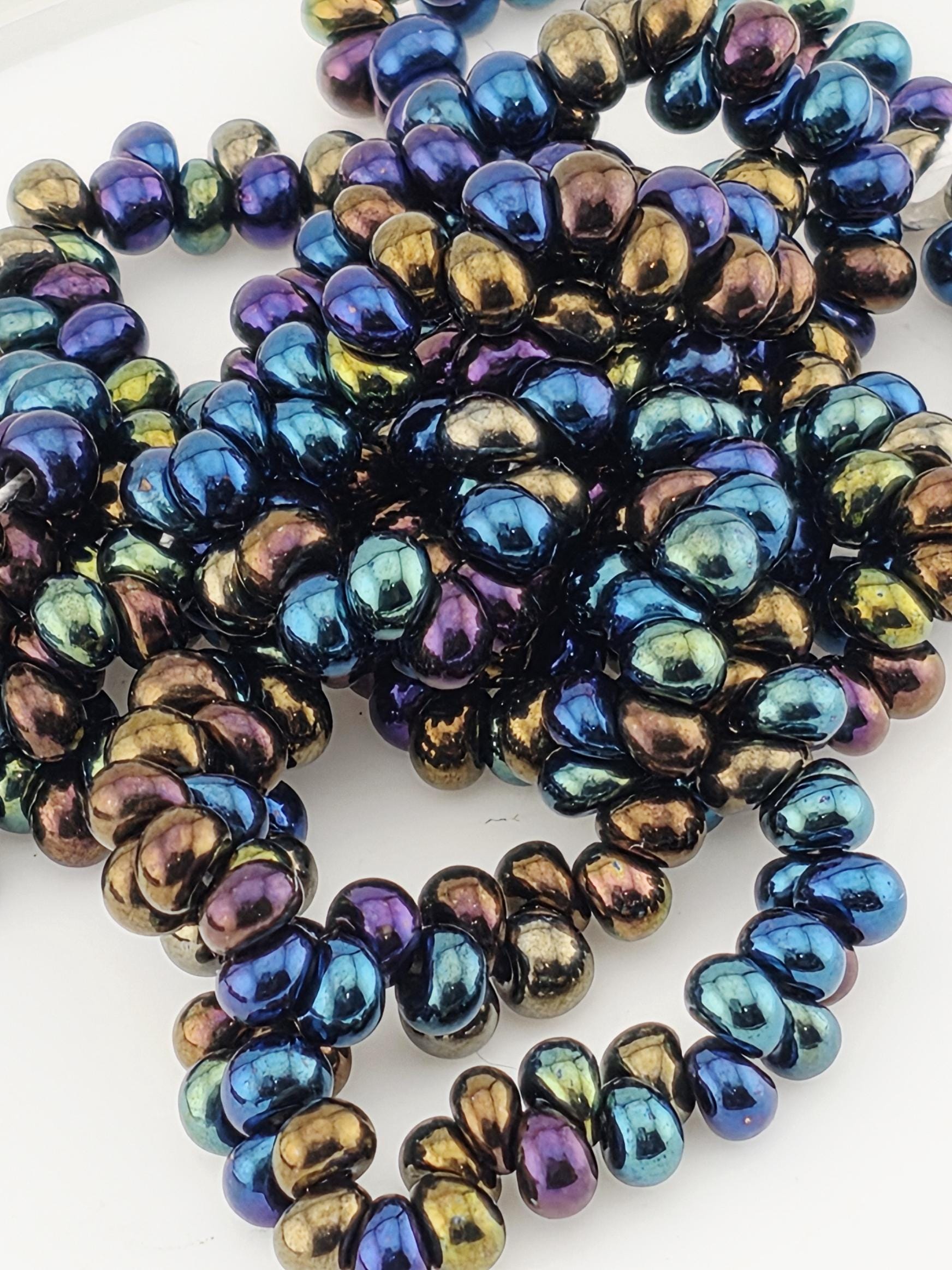 Czech 15mm Daggers & 12mm Bottom Drilled Drops | 15g | Japanese Seed Beads | Bead Weaving Embroidery Supply | DIY Jewelry
