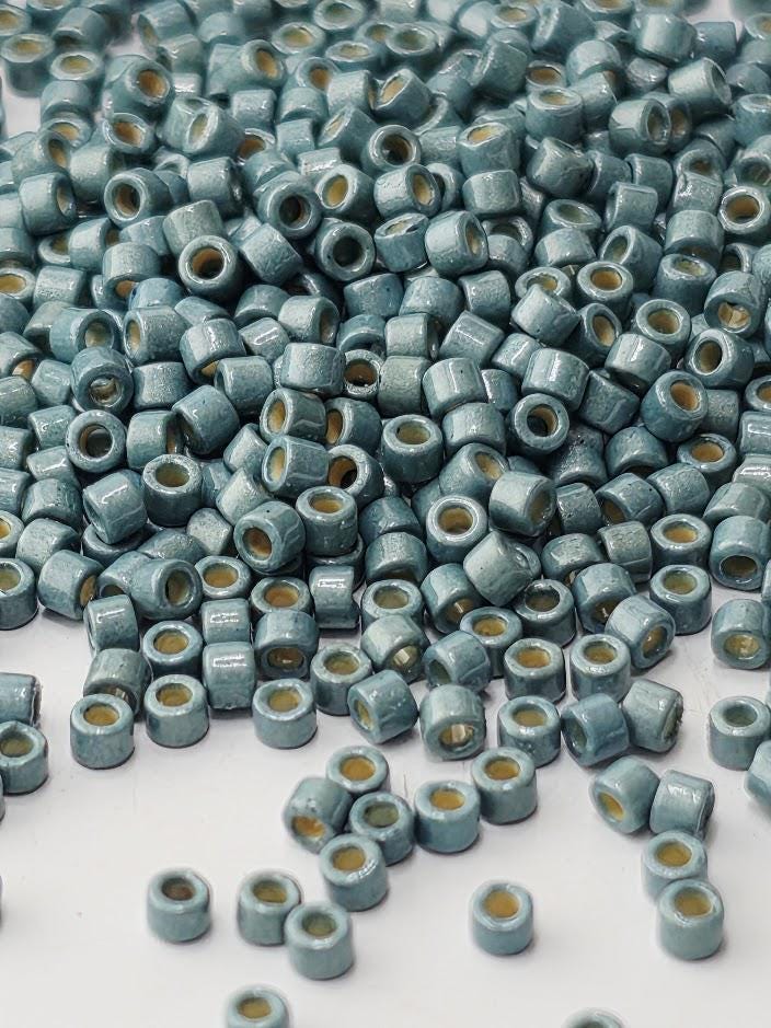 Miyuki Delica Seed Bead Set - Seafoam, Aqua & Teal Mix - 10 Tube Collection (7g each)