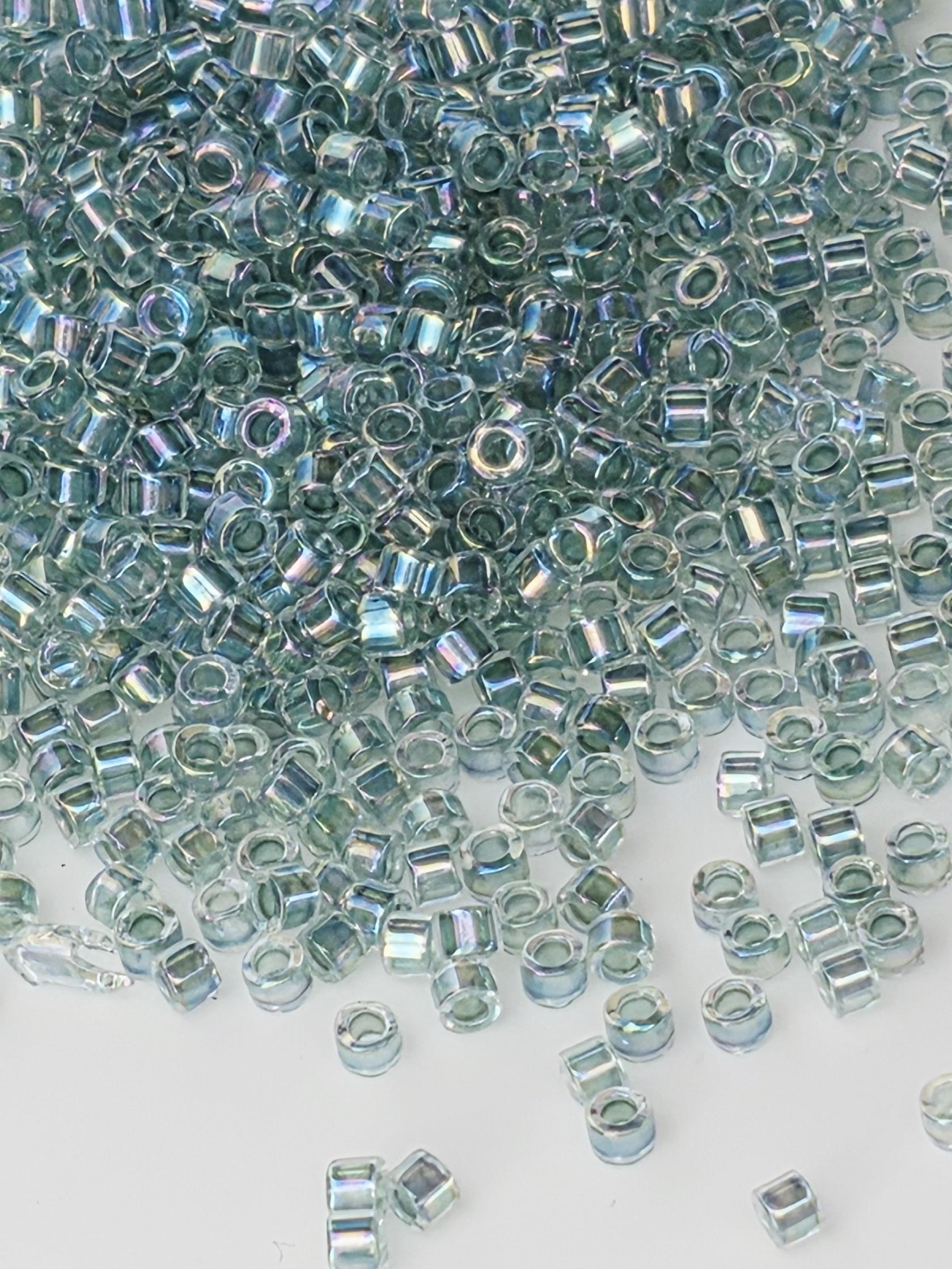 Miyuki Delica Seed Bead Set - Seafoam, Aqua & Teal Mix - 10 Tube Collection (7g each)