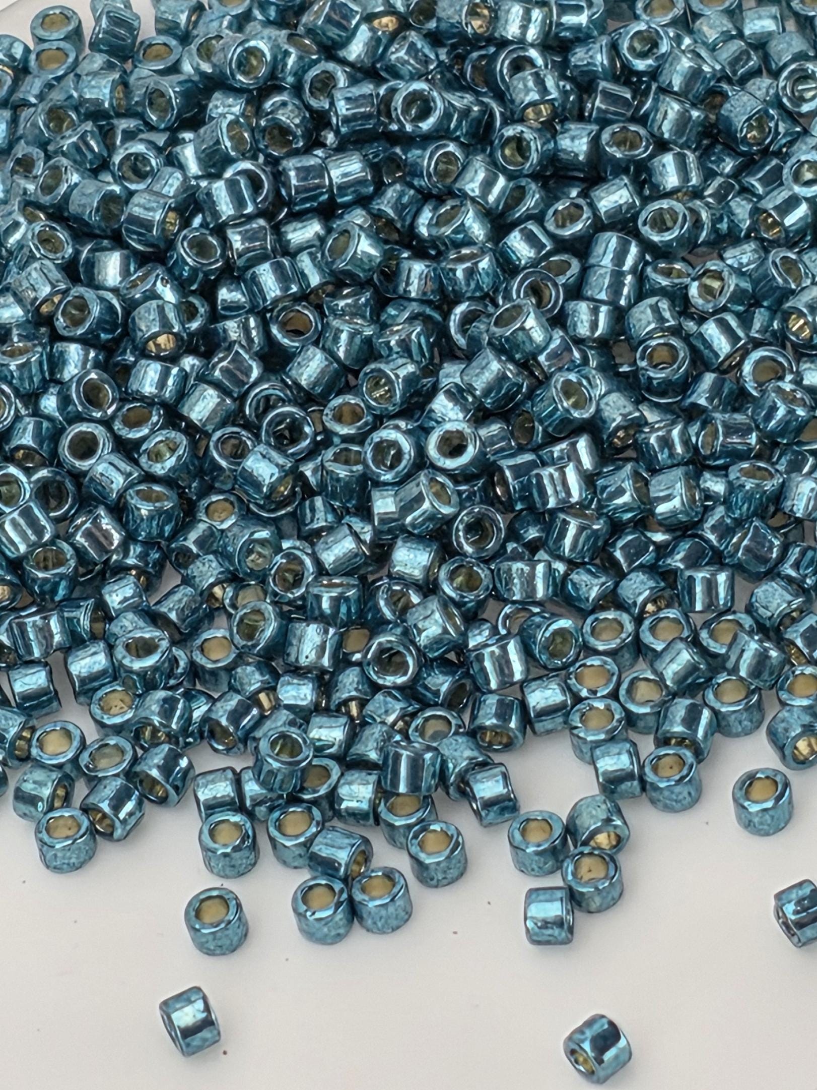 Miyuki Delica Seed Bead Set - Seafoam, Aqua & Teal Mix - 10 Tube Collection (7g each)