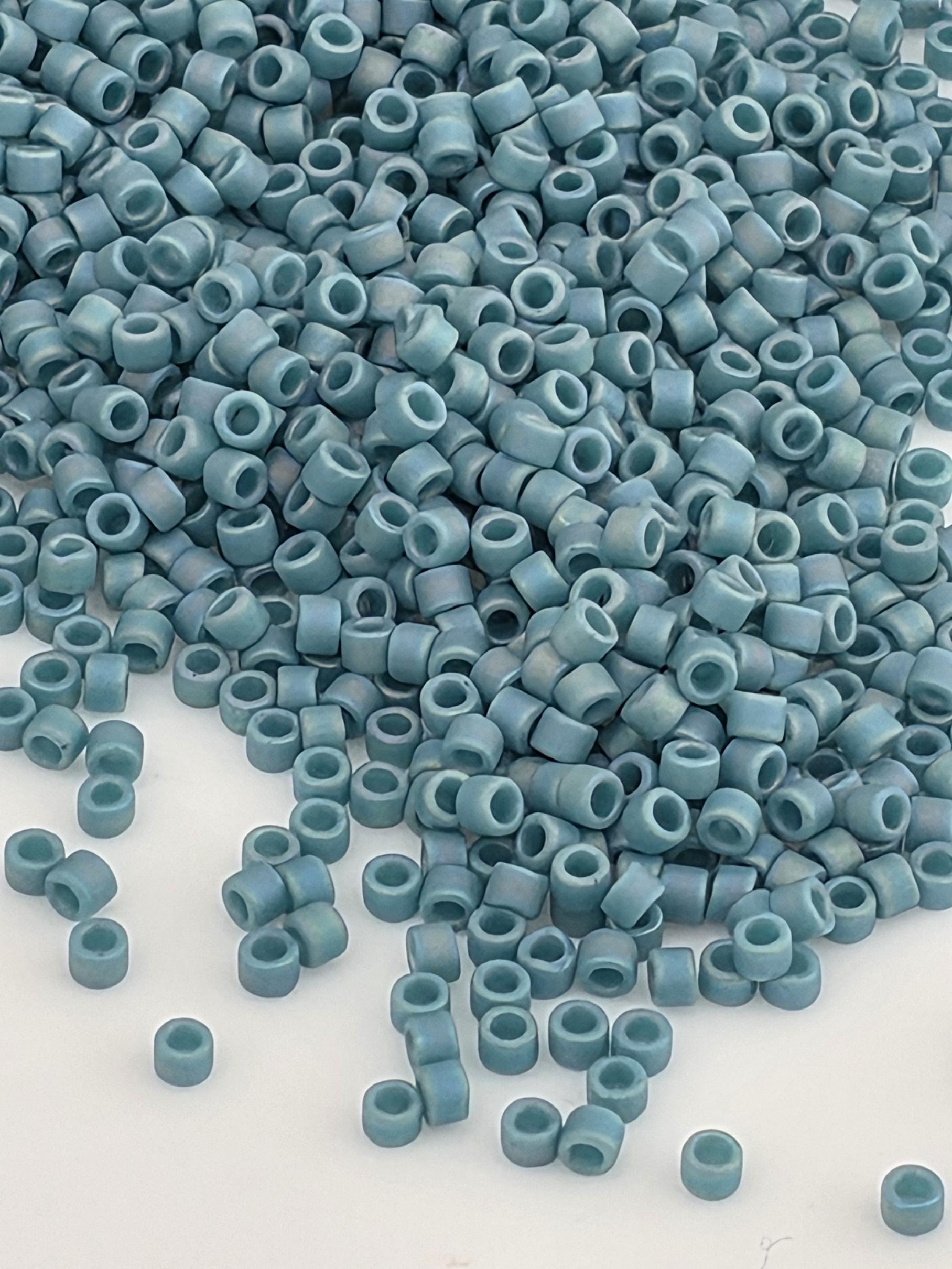 Miyuki Delica Seed Bead Set - Seafoam, Aqua & Teal Mix - 10 Tube Collection (7g each)