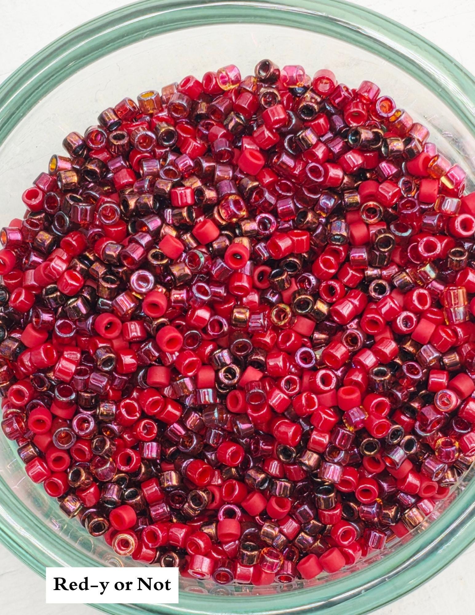 MIyuki Delica Monochromatic Mixes | Size 11 | 7g (ea) | Japanese Seed Beads | Bead Weaving Embroidery Supply | DIY Jewelry
