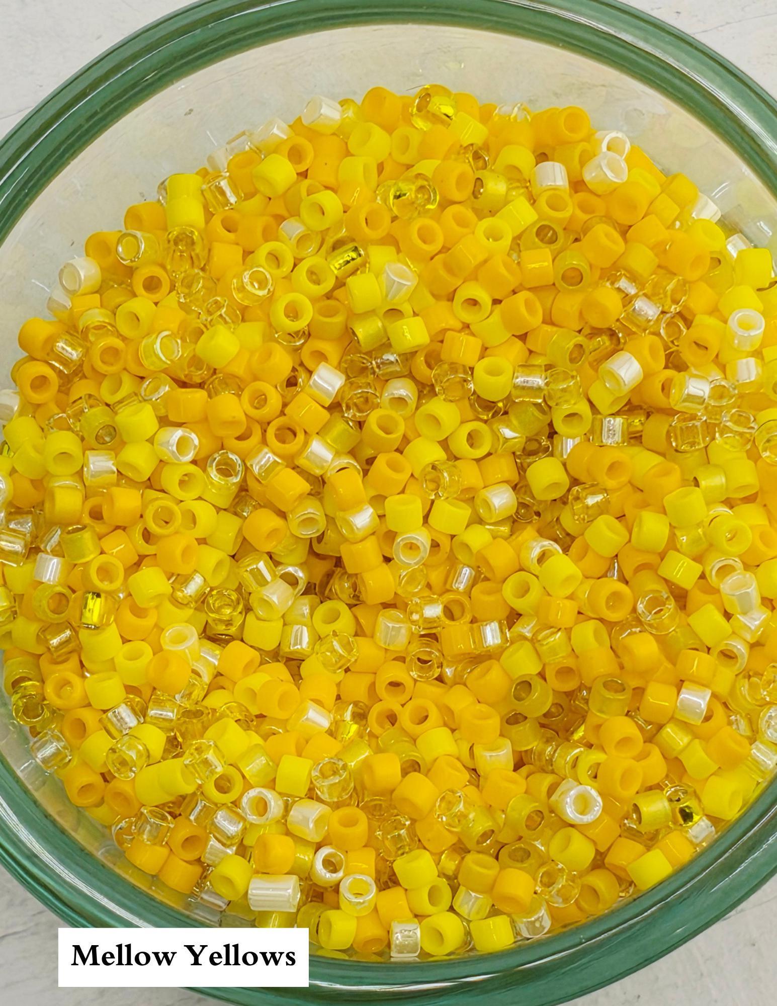 MIyuki Delica Monochromatic Mixes | Size 11 | 7g (ea) | Japanese Seed Beads | Bead Weaving Embroidery Supply | DIY Jewelry