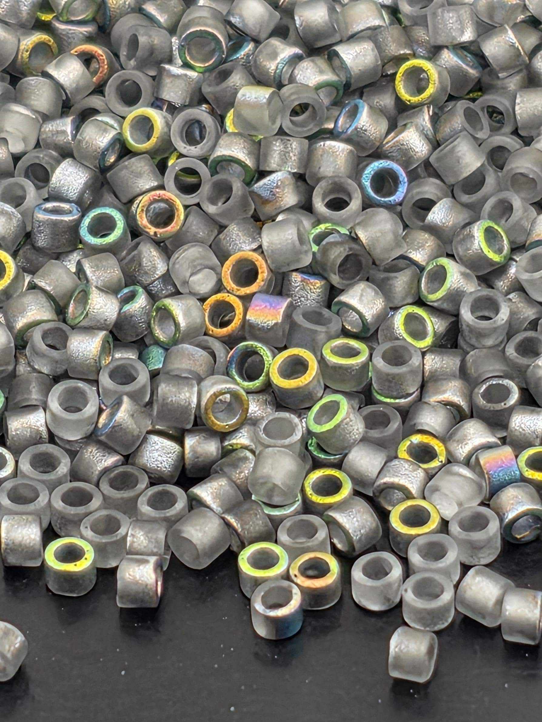 DB2203:Vitrail/Clear Matte Sc | Size 11/0 | 7g