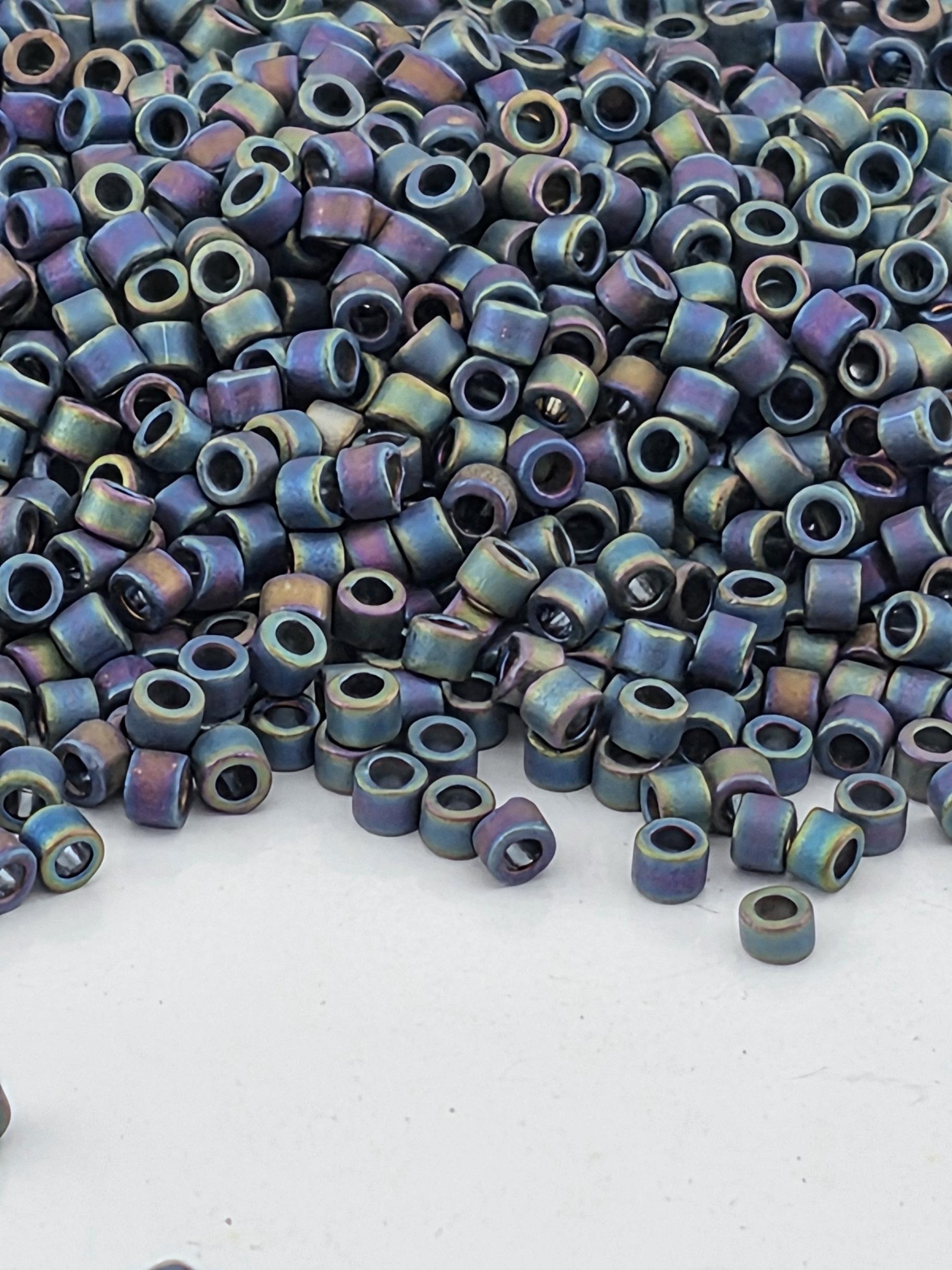 DB0871:Blueberry Opaque Matte Rainbow | Size 11/0 | 7g
