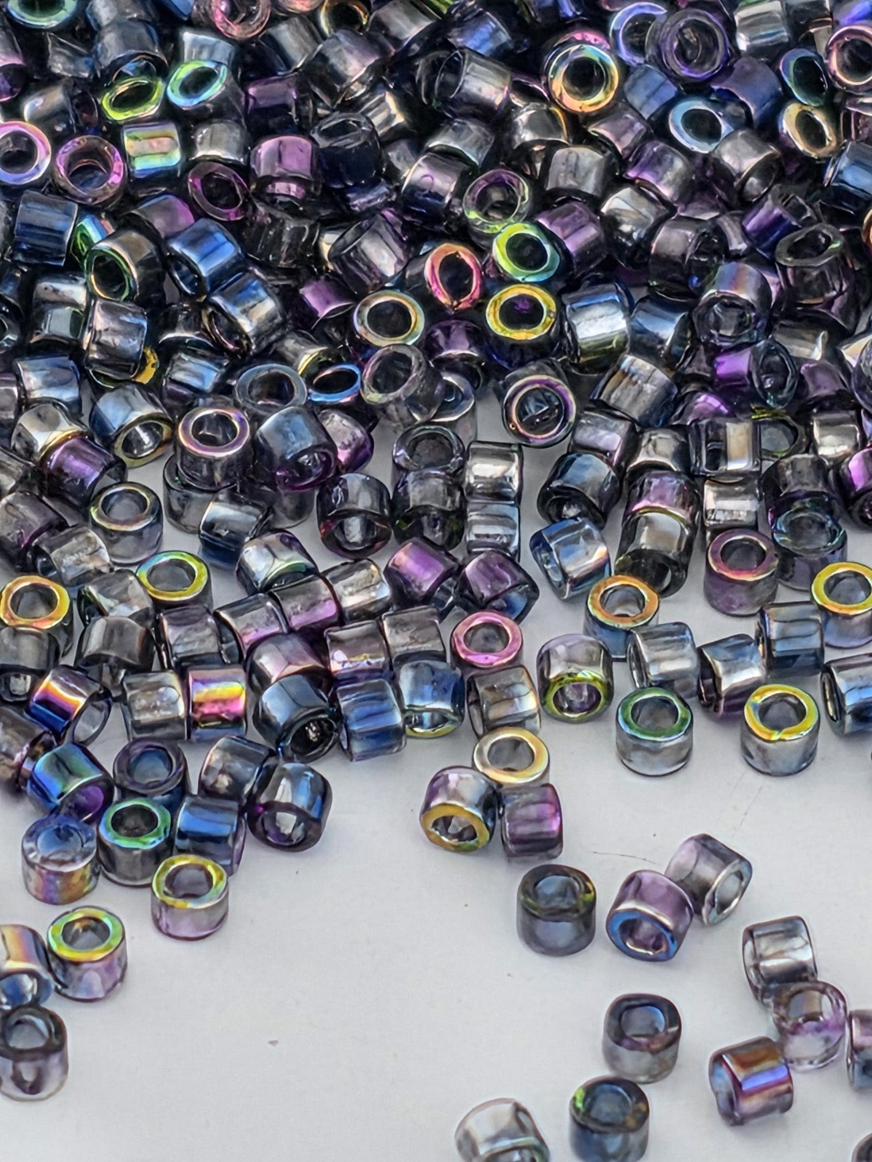 Magic Blue Transparent/Sc | Size 11/0 | 7g | Japanese Seed Beads | Bead Weaving Embroidery Supply | DIY Jewelry