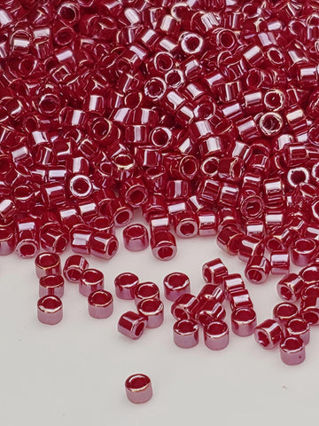 Berry Opaque Luster | Size 11/0 | 7g | Japanese Seed Beads | Bead Weaving Embroidery Supply | DIY Jewelry