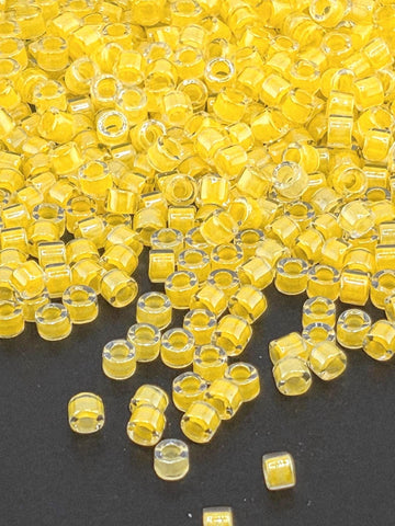 DB2032:Luminous Pineapple Inside Color Lined | Size 11/0 | 7g