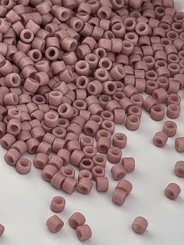 Wisteria Opaque Matte Glazed | Size 11/0 | 7g | Japanese Seed Beads | Bead Weaving Embroidery Supply | DIY Jewelry