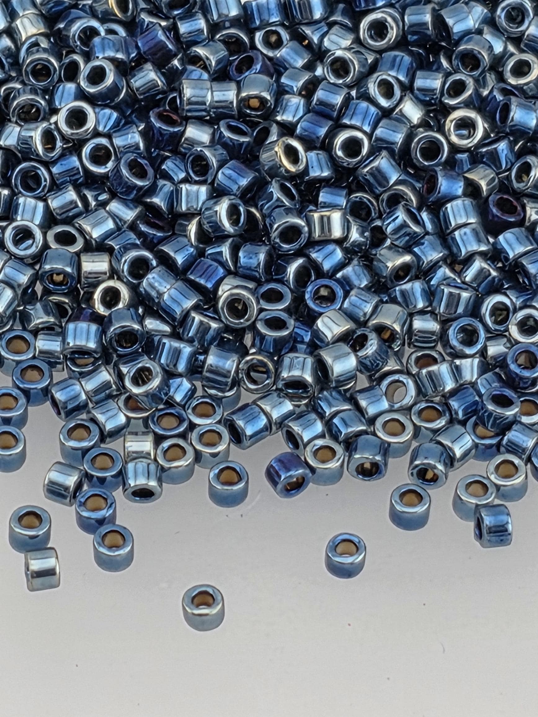 Nickel Plated Night Sky Metallic Rainbow | Size 11/0 | 7g | Japanese Seed Beads | Bead Weaving Embroidery Supply | DIY Jewelry