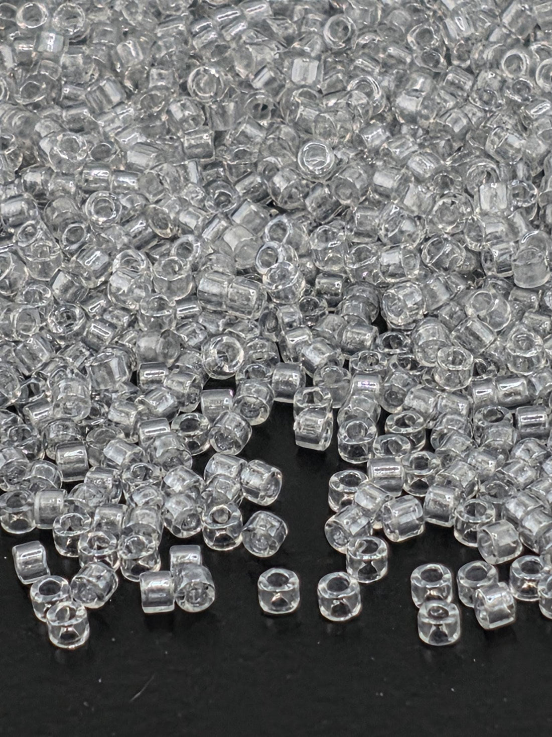 Crystal/Silver Inside Color Lined Sparkle | Size 11/0 | 7g | Japanese Seed Beads | Bead Weaving Embroidery Supply | DIY Jewelry