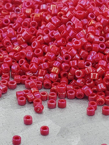 Dark Red O/L/R | Size 11/0 | 7g | Japanese Seed Beads | Bead Weaving Embroidery Supply | DIY Jewelry