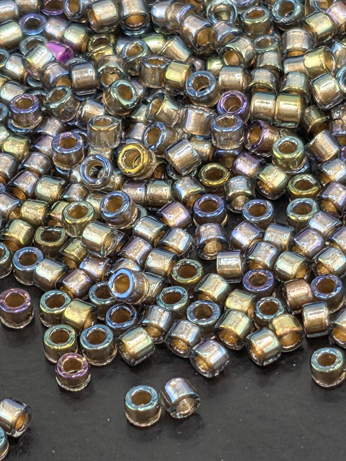 Lt Grey/Spartan Stone Icl*/R | Size 11/0 | 7g | Japanese Seed Beads | Bead Weaving Embroidery Supply | DIY Jewelry