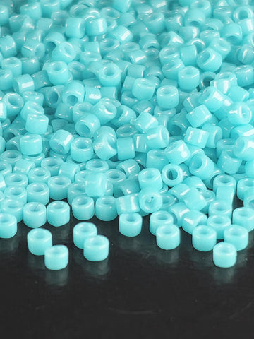 Deep Icy Blue DC/O(D) | Size 11/0 | 7g | Japanese Seed Beads | Bead Weaving Embroidery Supply | DIY Jewelry