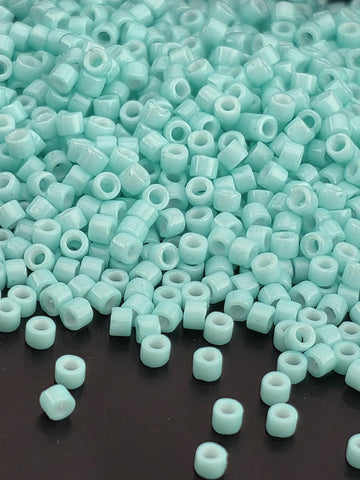 Aquamarine DC/O(D) | Size 11/0 | 7g | Japanese Seed Beads | Bead Weaving Embroidery Supply | DIY Jewelry