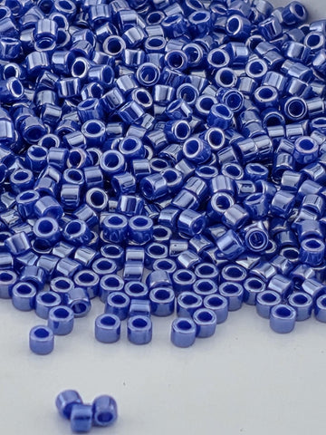 DB1569:Star Spangle Blue Opaque Luster | Size 11/0 | 7g